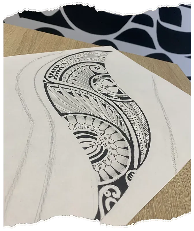 tatouage culture polynésienne à GAP